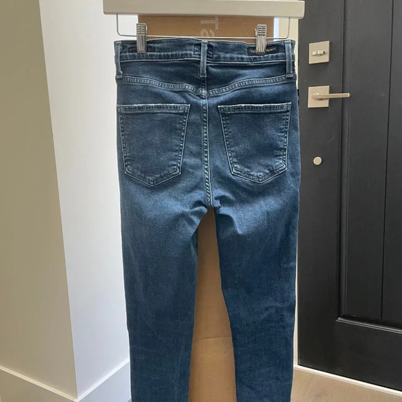 Citizens of Humanity Rocket High Rise Skinny 5 Pocket Med Wash Jeans Blue Sz 25 - Picture 6 of 13